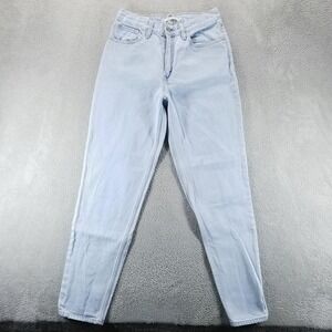 Levis Jeans Womens 27 Blue 80s Mom High Rise Relaxed Tapered Light Wash Denim